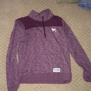 PINK pullover zip up